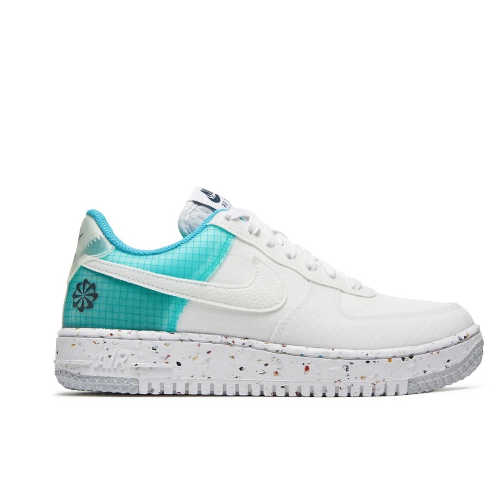Nike Women's Air Force 1 Crater ‘Move to Zero - Whit Dynamic Turquoise’